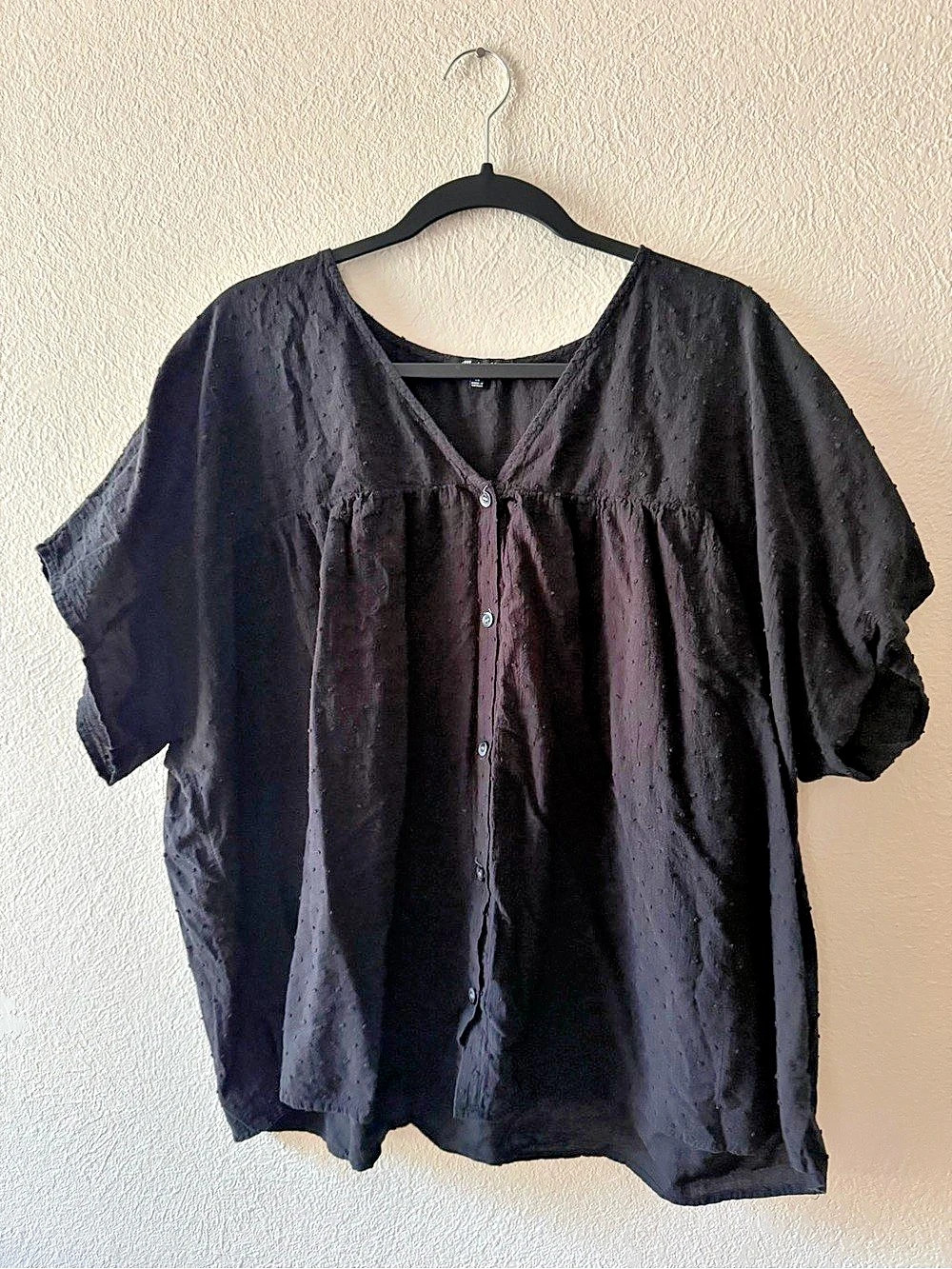 Madewell black top 1X
